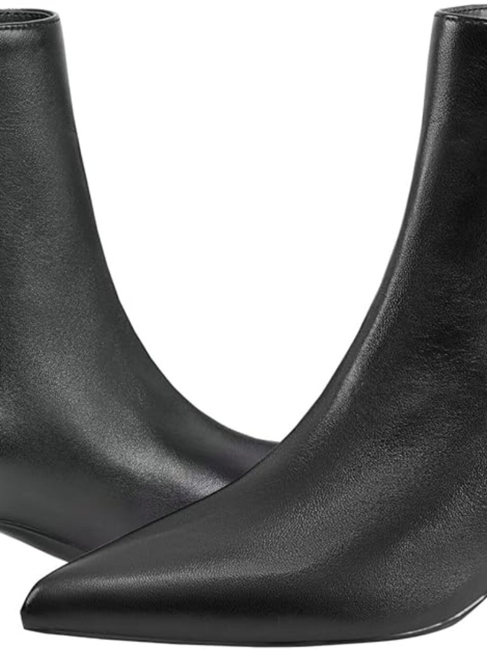 Marc Fisher Gismo Leather Ankle Booties Black US Size 8.5 - Picture 9 of 12